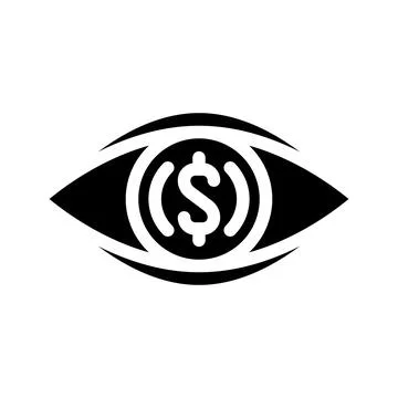 Visualization business intelligence glyph icon vector illustration Stock Illustration