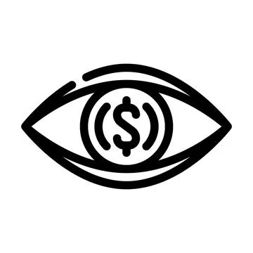 Visualization business intelligence line icon vector illustration Illustrazione stock