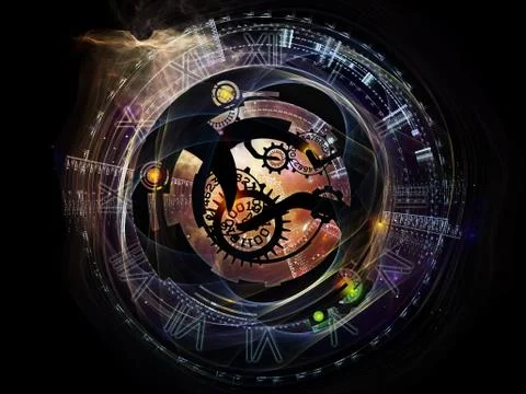 Visualization of Clockwork 스톡 일러스트