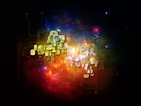 Visualization of Cloud Technology Illustrazione stock