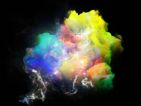 Visualization of Color Space Stock Illustration