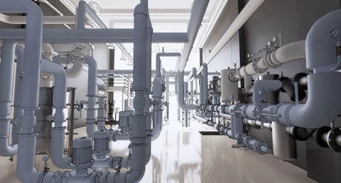 Visualization of the concept of BIM model utilities of the building 库存影片 129272880