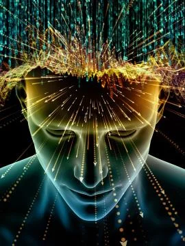 Visualization of Consciousness Stock Illustration