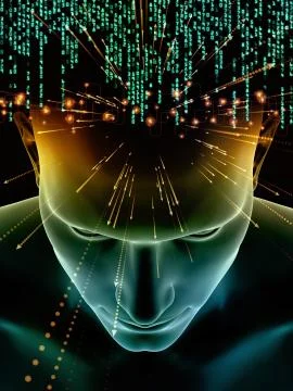 Visualization of Consciousness Stock Illustration