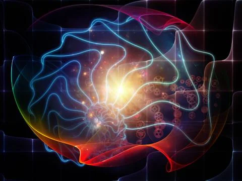 Visualization of Curves Stock Illustration