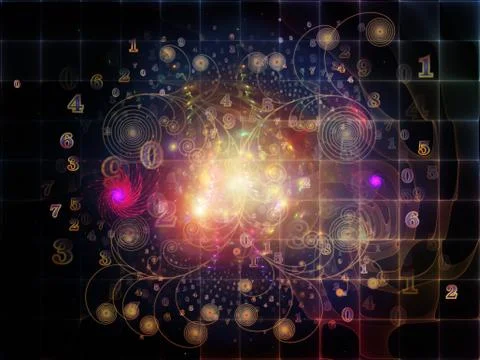 Visualization of Curves Stock Illustration