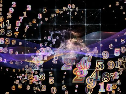 Visualization of Data Cloud Illustrazione stock