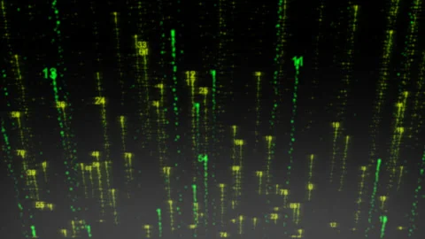 Visualization of data structures Stock Footage 118587773