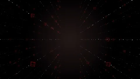 Visualization of data warehouse with bytes of files and data. Stock Footage 116144948