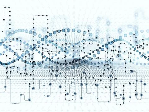 Visualization of Digital Data Transfers イラスト素材