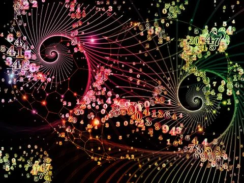 Visualization of Digital Information イラスト素材