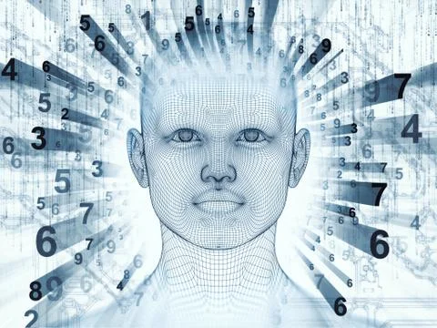Visualization of the Digital Mind イラスト素材