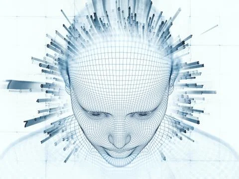 Visualization of the Digital Mind イラスト素材