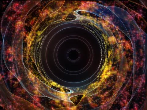 Visualization of Digital Radial Oscillation 스톡 일러스트