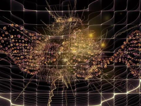 Visualization of DNA Stock Illustration