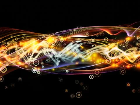 Visualization of Dynamic Network Stock Illustration