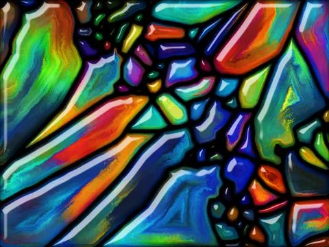 Visualization of Fairy Glass Illustrazione stock