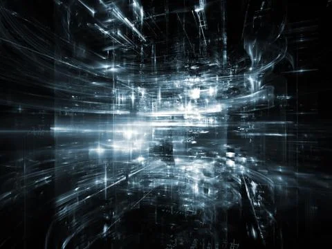 Visualization of Fractal Dimensions 스톡 일러스트