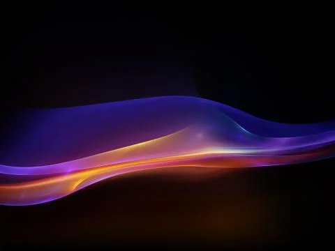 Visualization of Fractal Waves Illustrazione stock