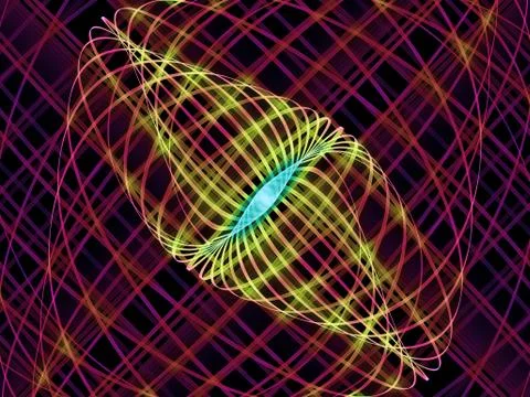 Visualization of Grid Lines Illustrazione stock