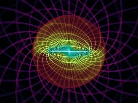 Visualization of Grid Lines Illustrazione stock