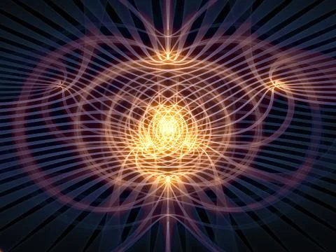 Visualization of Grid Lines Illustrazione stock