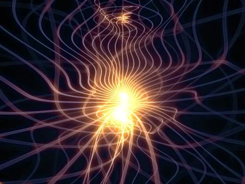 Visualization of Grid Lines Illustrazione stock