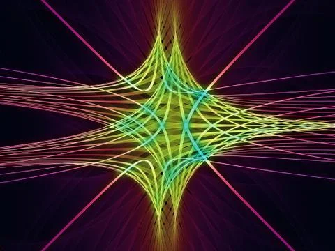 Visualization of Grid Lines 스톡 일러스트