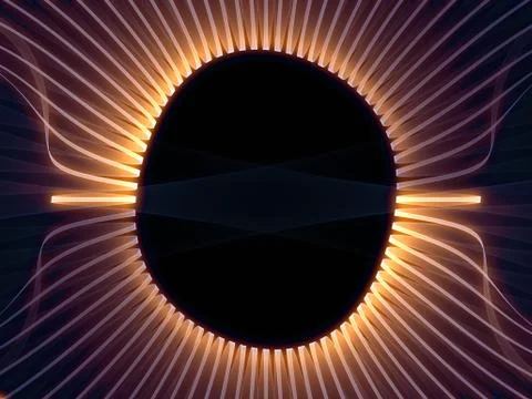 Visualization of Grid Lines Stock Illustration