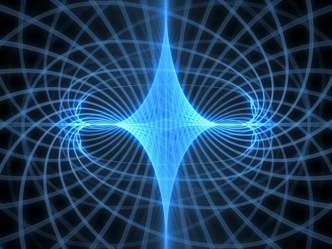 Visualization of Grid Lines Illustrazione stock