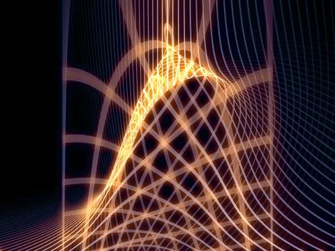 Visualization of Grid Lines 스톡 일러스트