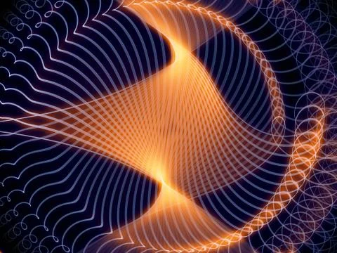 Visualization of Grid Lines 스톡 일러스트