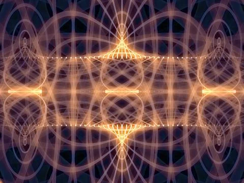 Visualization of Grid Lines Stock Illustration