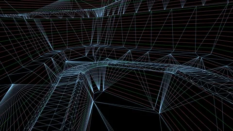Visualization of the i BIM model of the quarry for mining 库存影片 120702412