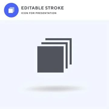 Visualization icon vector, filled flat sign, solid pictogram isolated on whit 스톡 일러스트