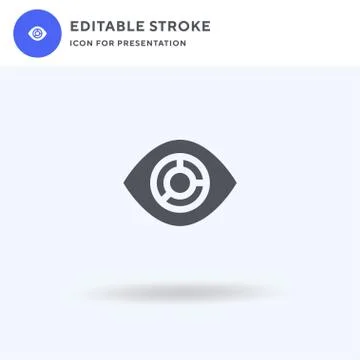 Visualization icon vector, filled flat sign, solid pictogram isolated on white 스톡 일러스트