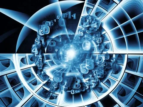 Visualization of Infinity Stock Illustration