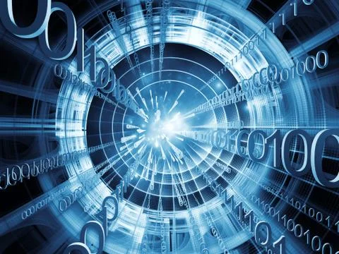 Visualization of Infinity 스톡 일러스트
