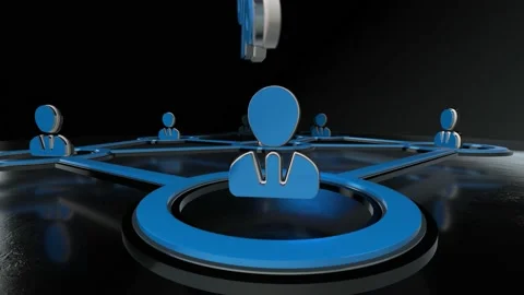 Visualization of Information Global Network. Digital Communication Space. Stockbeeldmateriaal 147061426