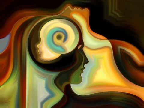 Visualization of Inner Paint イラスト素材