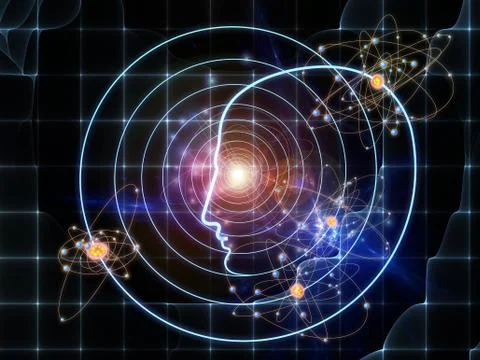 Visualization of Intelligence Stock Illustration