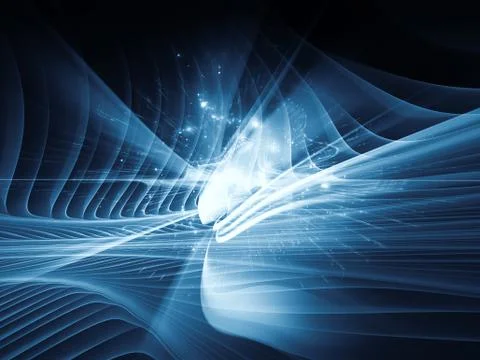 Visualization of Light Waves イラスト素材