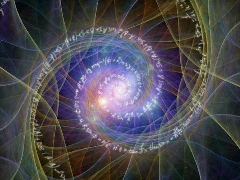 Visualization of Math Vortex 스톡 일러스트