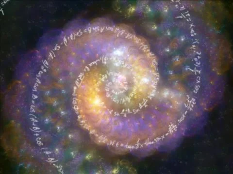 Visualization of Math Vortex 库存插图