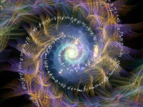 Visualization of Math Vortex 스톡 일러스트