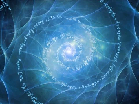 Visualization of Math Vortex 스톡 일러스트