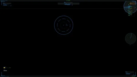 Visualization of military cockpit interface for science fiction war documen.. Stock Footage 327220672