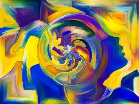 Visualization of Multiplicity Stock Illustration