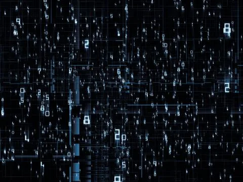 Visualization of the Network Stockillustratie
