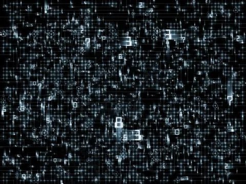 Visualization of the Network Stock Illustration